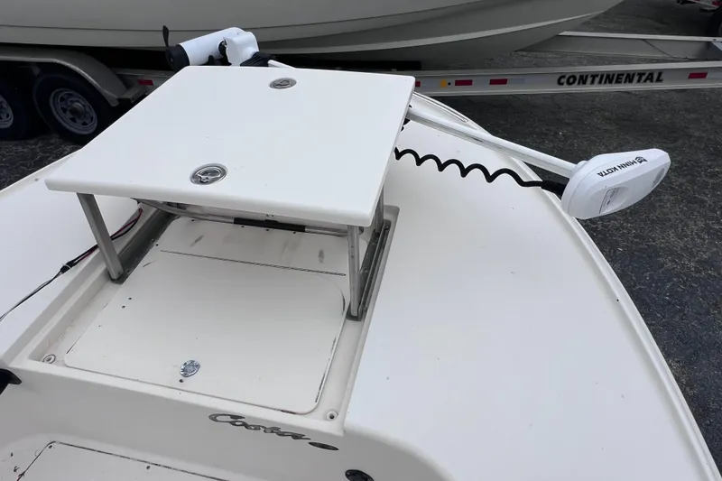Slide: The Image of 2007 Scout 170 Costa boat with Minn Kota trolling motor on deck. - 8