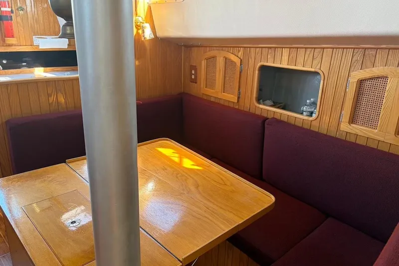Slide: The Image of Dining table collapses for additional berth - 14