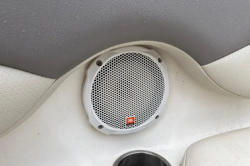 Slide: The Image of JBL marine speaker in 2005 Chaparral 204 SSi boat interior. - 11