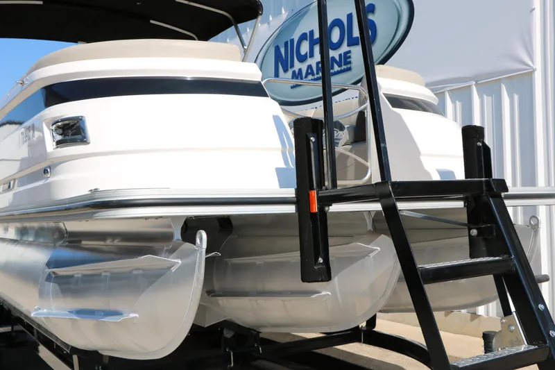 Slide: The Image of 2020 Silver Wave 2210 SW5 L pontoon boat at Nichols Marine dealership. - 11