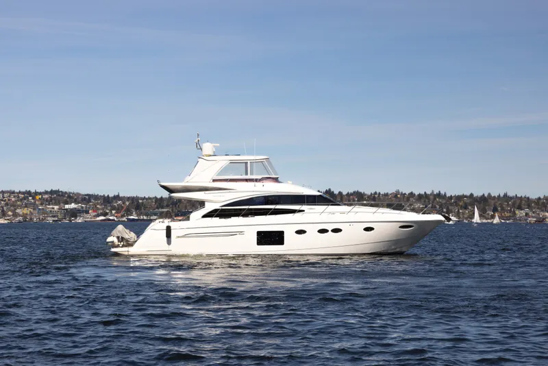 The Image of 2014 Princess 64 Flybridge Motor Yacht on the water. - 0