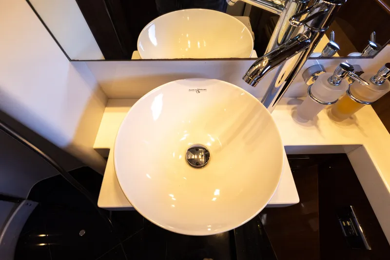 Slide: The Image of Luxurious sink on the 2014 Princess 64 Flybridge Yacht. - 37