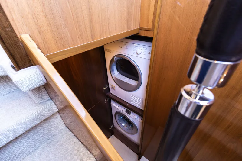 Slide: The Image of Washer and dryer in Princess 64 Flybridge Yacht, 2014 model. - 47