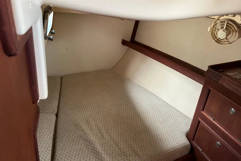Slide: The Image of 2002 Island Packet 380 sailboat aft berth - 12