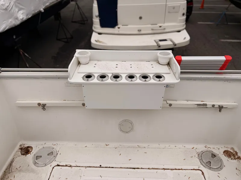 Slide: The Image of Baha Cruisers 272 Fisherman 2000 with rod holders and storage. - 16