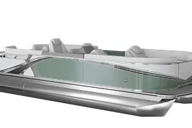 The Image of 2026 Avalon LSZ Quad Lounge 23' pontoon boat, sleek design, luxurious seating, modern features. - 0