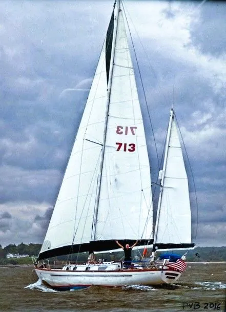 Slide: The Image of Cheoy Lee 41 Offshore Ketch 1977 - 3