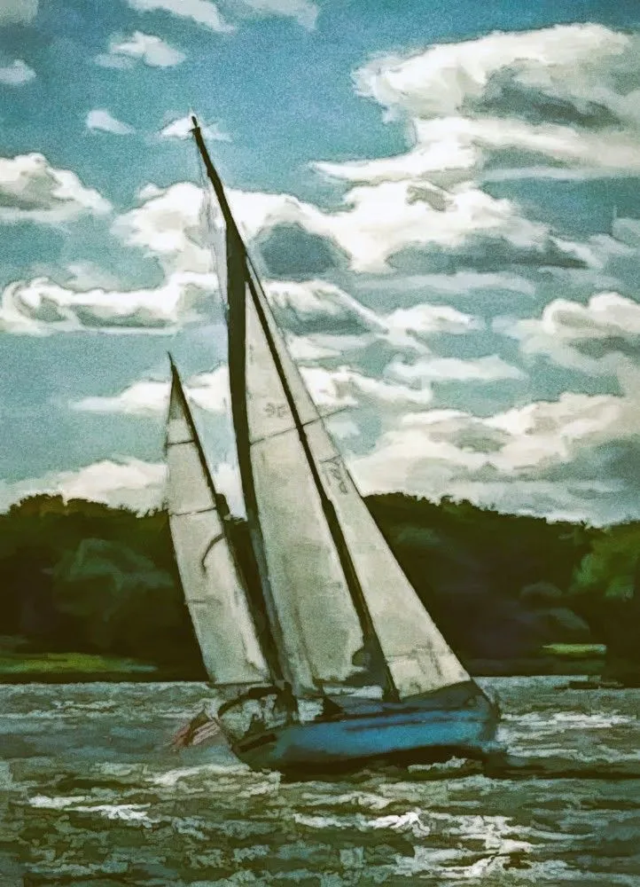 Slide: The Image of Cheoy Lee 41 Offshore Ketch 1977 - 2