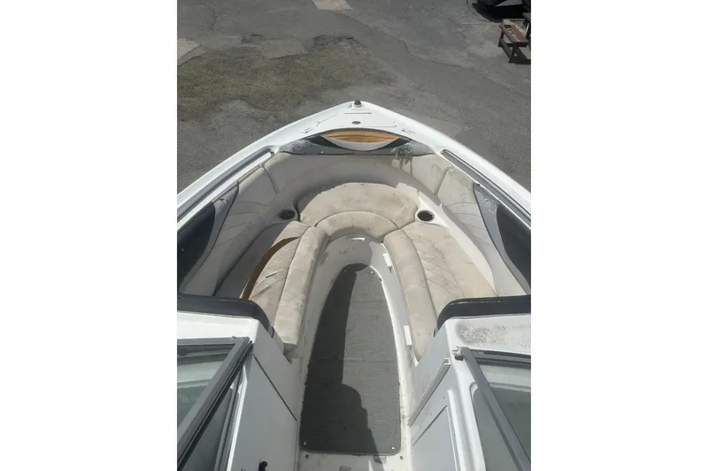 Slide: The Image of 2008 Yamaha Boats SX230 interior with spacious seating and cup holders. - 14
