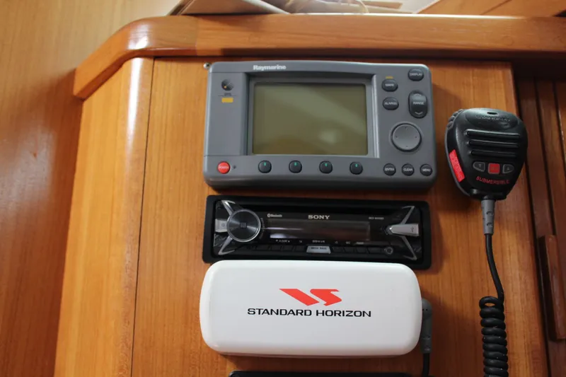 Slide: The Image of Navigation system on Catalina 42 MkII sailboat, year 2004. - 21