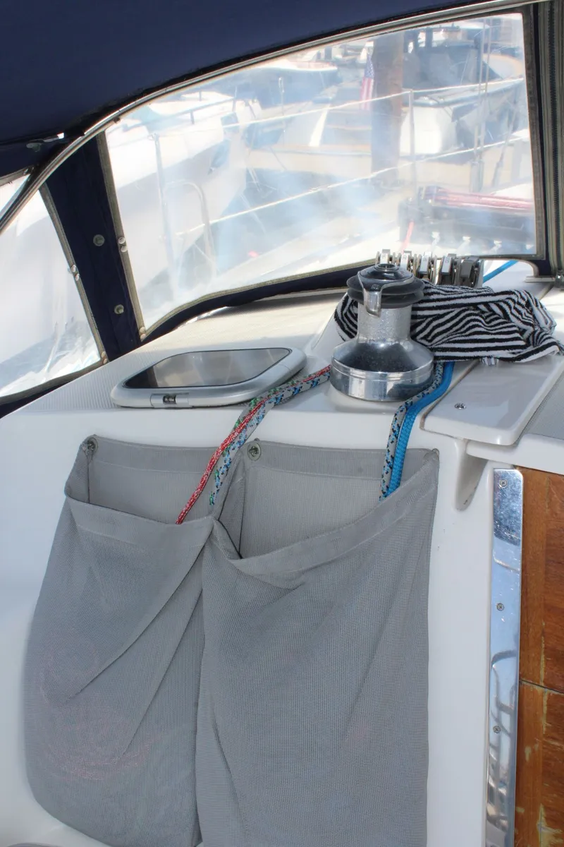 Slide: The Image of Cockpit view of a 2004 Catalina 42 MkII yacht. - 9