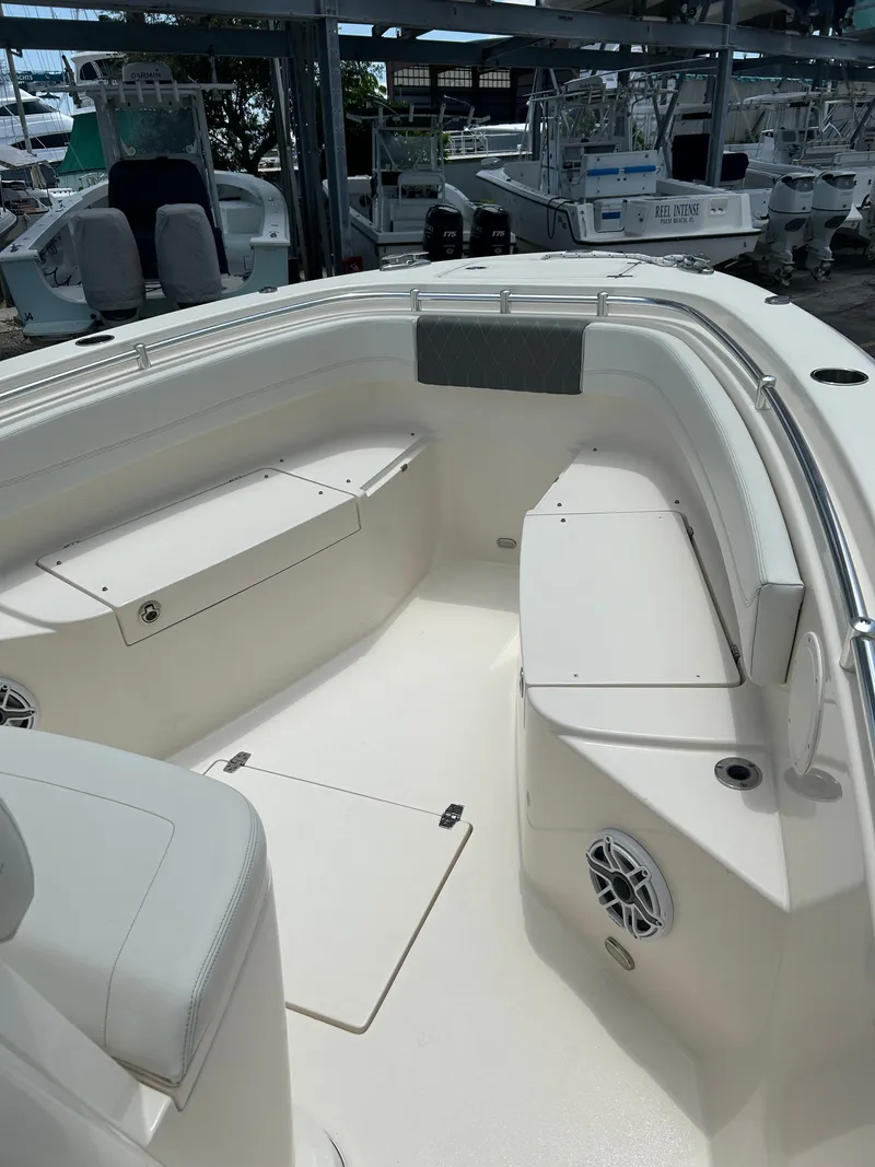 Slide: The Image of Interior view of 2022 Cobia 262 Center Console boat. - 11