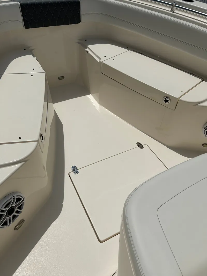 Slide: The Image of Interior of a 2022 Cobia 262 Center Console boat. - 34
