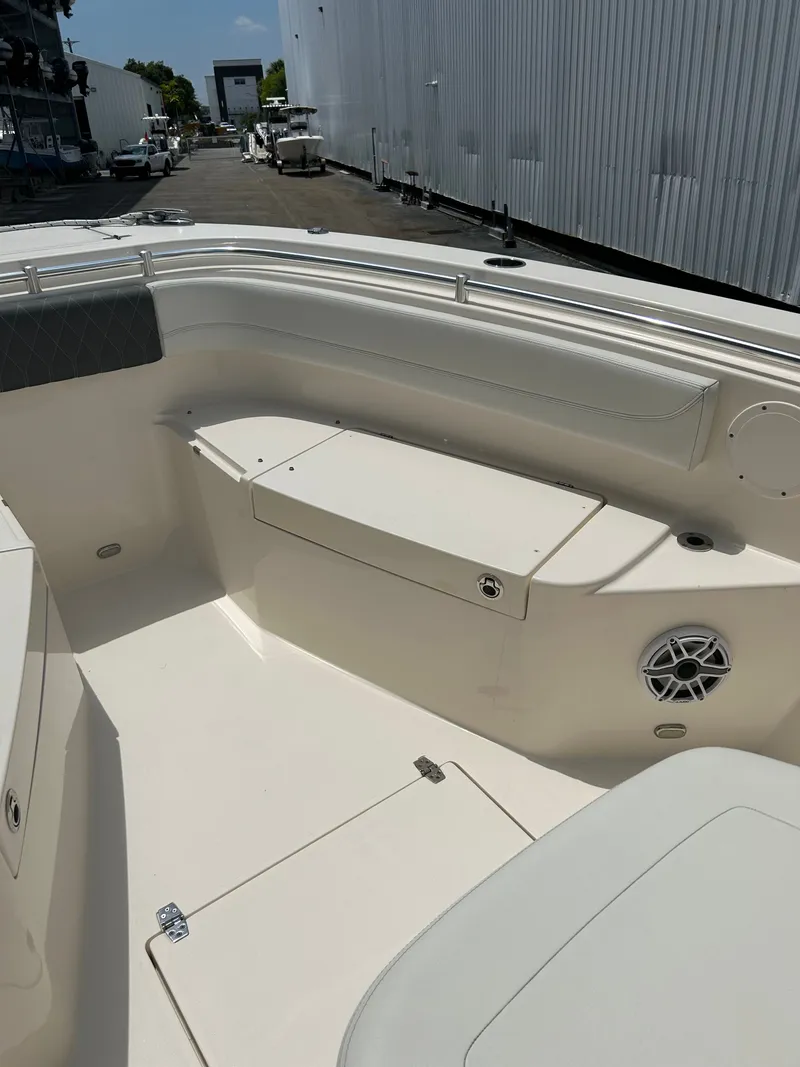 Slide: The Image of Interior view of 2022 Cobia 262 Center Console boat. - 36