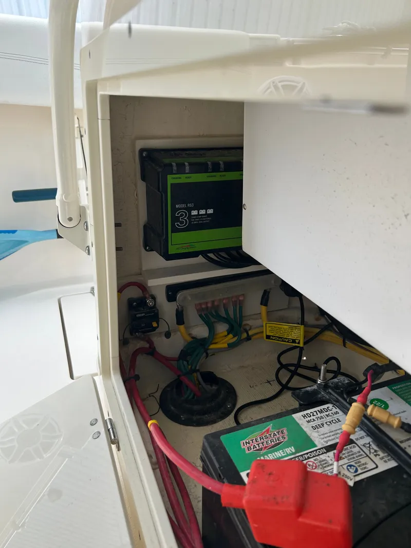 Slide: The Image of Electrical system of 2022 Cobia 262 Center Console boat. - 9