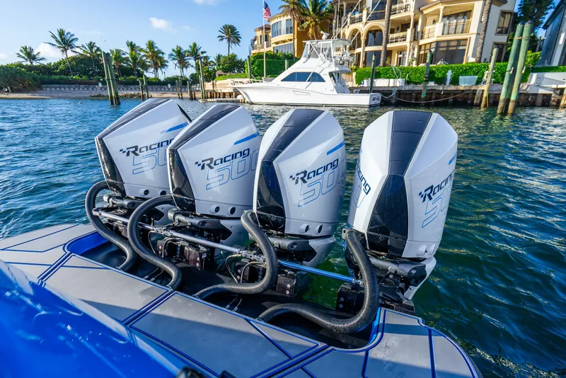 Slide: The Image of 2026 Concept 44' Open Deck with four Racing 500 engines. - 27