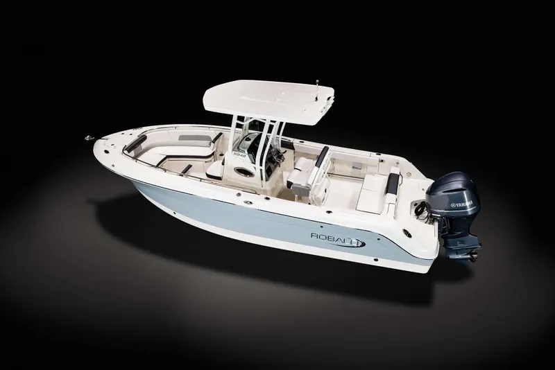 Slide: The Image of Manufacturer Provided Image: 2023 Robalo R242 Explorer boat with Yamaha outboard engine. - 22