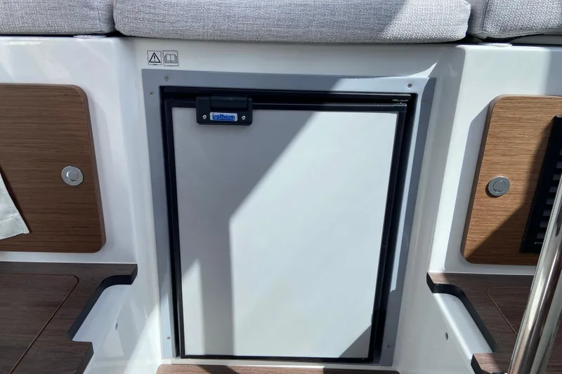Slide: The Image of Compact refrigerator on Jeanneau NC Sport 795 Series 2 boat, 2026 model. - 34