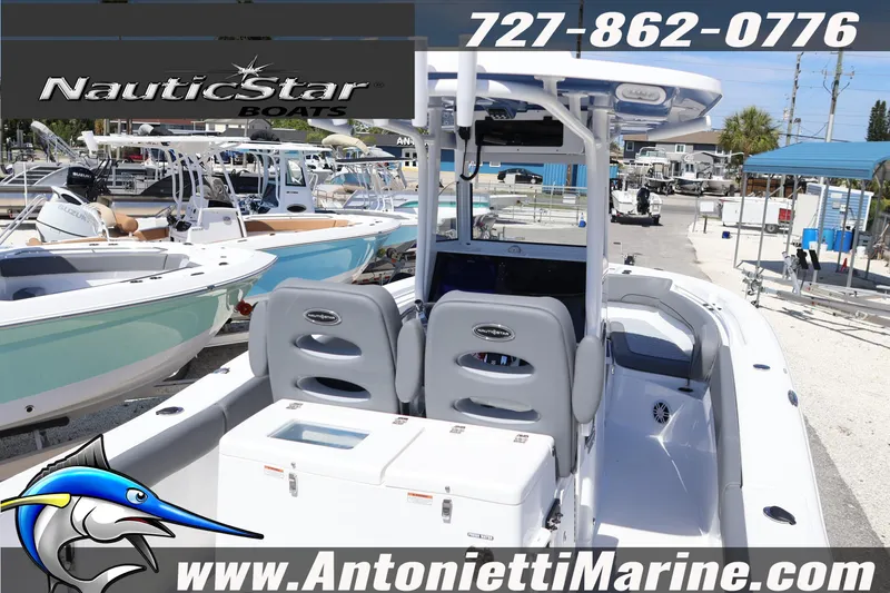 Slide: The Image of 2026 NauticStar 292 Legacy boat at Antonietti Marine dealership. - 10