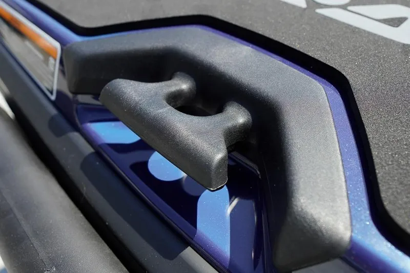 Slide: The Image of Close-up of 2026 Sea-Doo GTX 170 handle detail, showcasing sleek design and texture. - 11