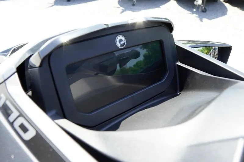 Slide: The Image of 2026 Sea-Doo GTX 170 dashboard display, showcasing sleek design and advanced technology. - 16