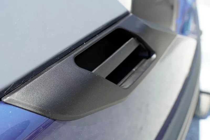 Slide: The Image of Close-up of 2026 Sea-Doo GTX 170 air intake vent, showcasing sleek design. - 19
