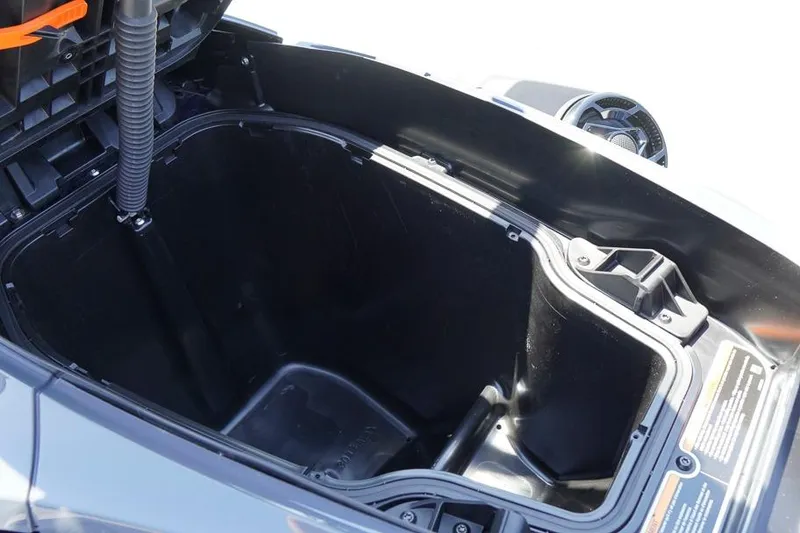 Slide: The Image of Open storage compartment of 2026 Sea-Doo GTX 170 watercraft. - 24