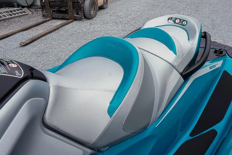 Slide: The Image of 2026 Sea-Doo GTX Limited 325 seat, featuring sleek design and comfortable padding. - 13