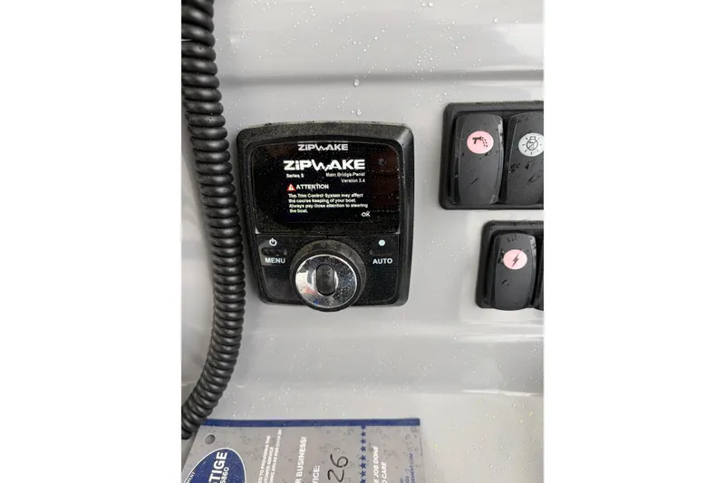 Slide: The Image of Control panel of 2024 Jeanneau Leader 9.0 CC with Zipwake system. - 7