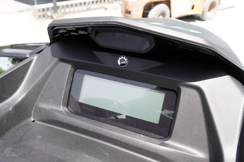 Slide: The Image of Dashboard of 2026 Sea-Doo GTI SE 170 watercraft, featuring BRP logo and digital display. - 13