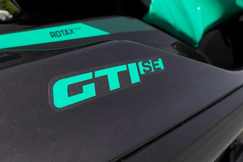 Slide: The Image of Close-up of 2026 Sea-Doo GTI SE 170 logo with Rotax branding. - 6