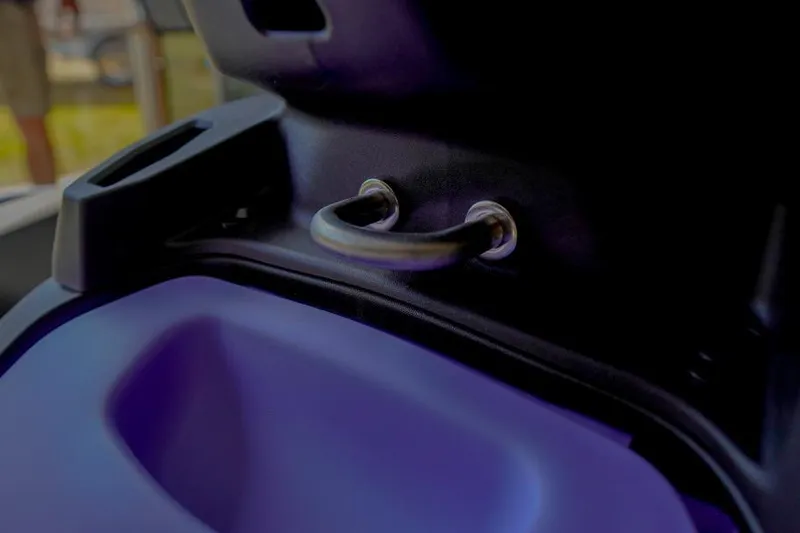 Slide: The Image of Close-up of 2026 Sea-Doo Spark for 3 handle detail. - 11