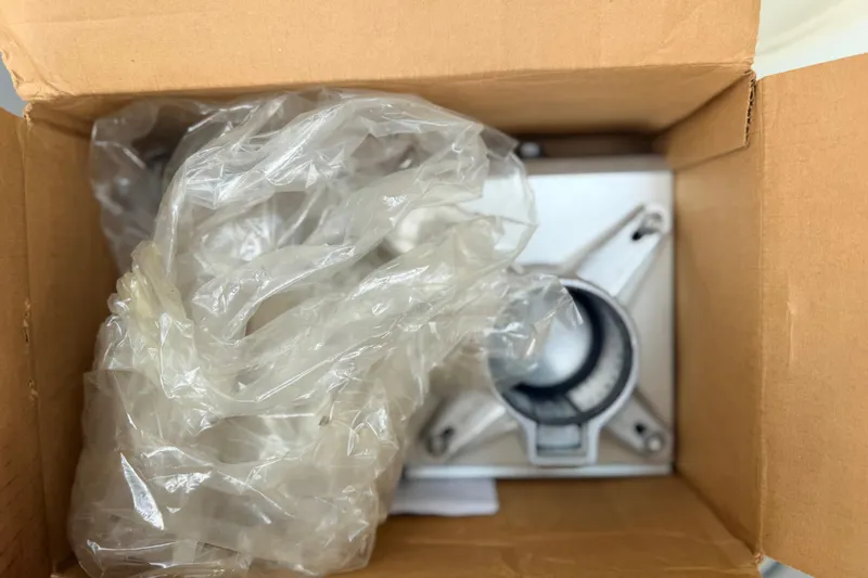 Slide: The Image of Cardboard box containing a packaged part for a 2000 Chris Craft 262 Sport Deck boat. - 30