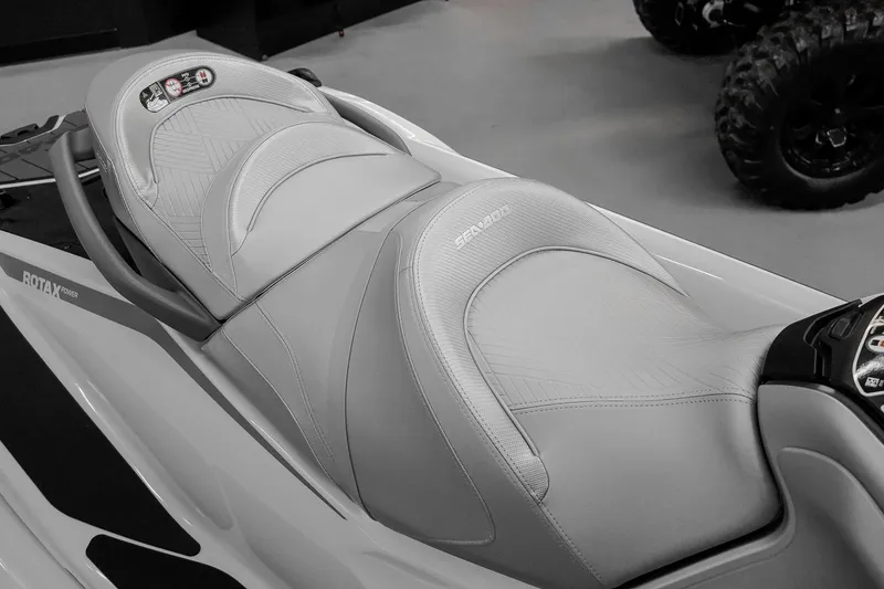 Slide: The Image of 2026 Sea-Doo GTX Limited 325 seat with Rotax power branding, showcasing luxury design. - 6