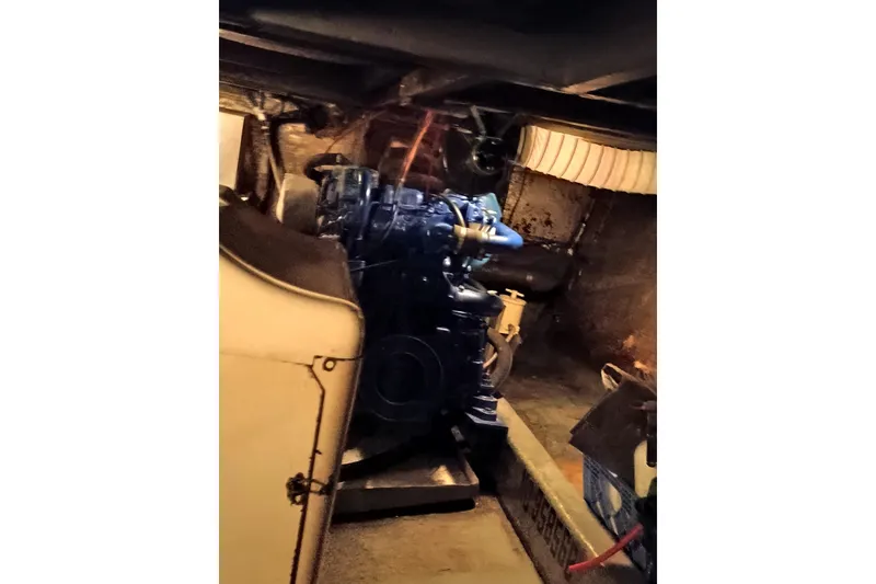 Slide: The Image of 1978 Californian LRC engine room with visible machinery and components. - 34