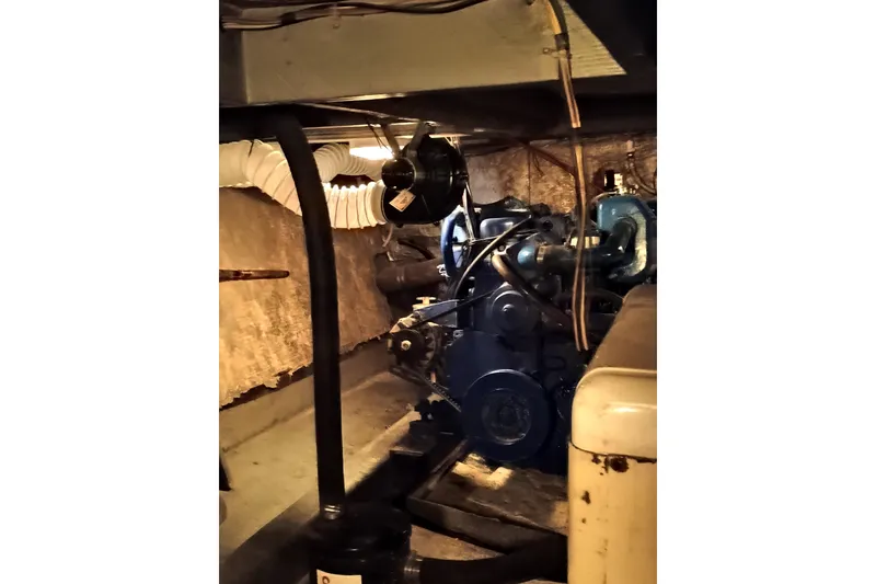 Slide: The Image of 1978 Californian LRC engine room with visible machinery and piping. - 36
