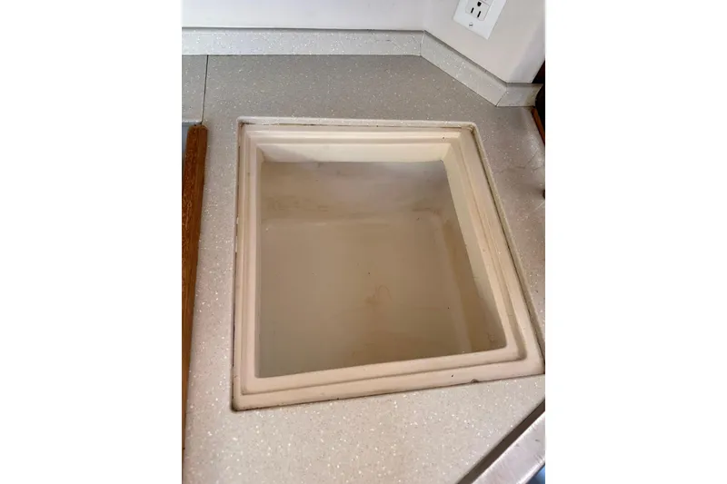 Slide: The Image of Built-in storage compartment on Catalina 320 yacht, 2008 model. - 47
