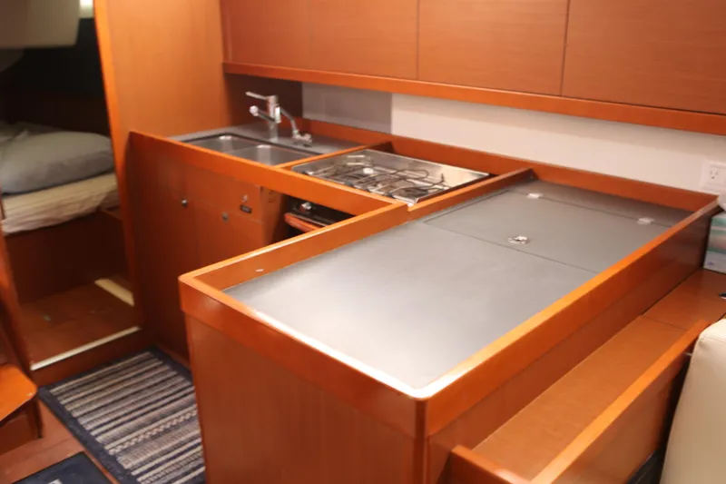 Slide: The Image of L-shaped galley to port - 10