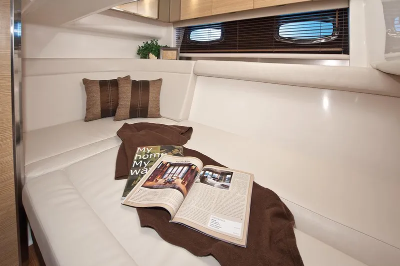 Slide: The Image of Manufacturer Provided Image: Luxurious interior of 2014 Chaparral 327 SSX with cozy seating and decor. - 31