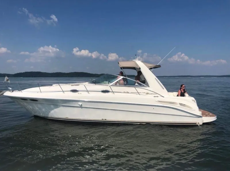 The Image of 1999 Sea Ray 340 Sundancer on calm waters. - 0