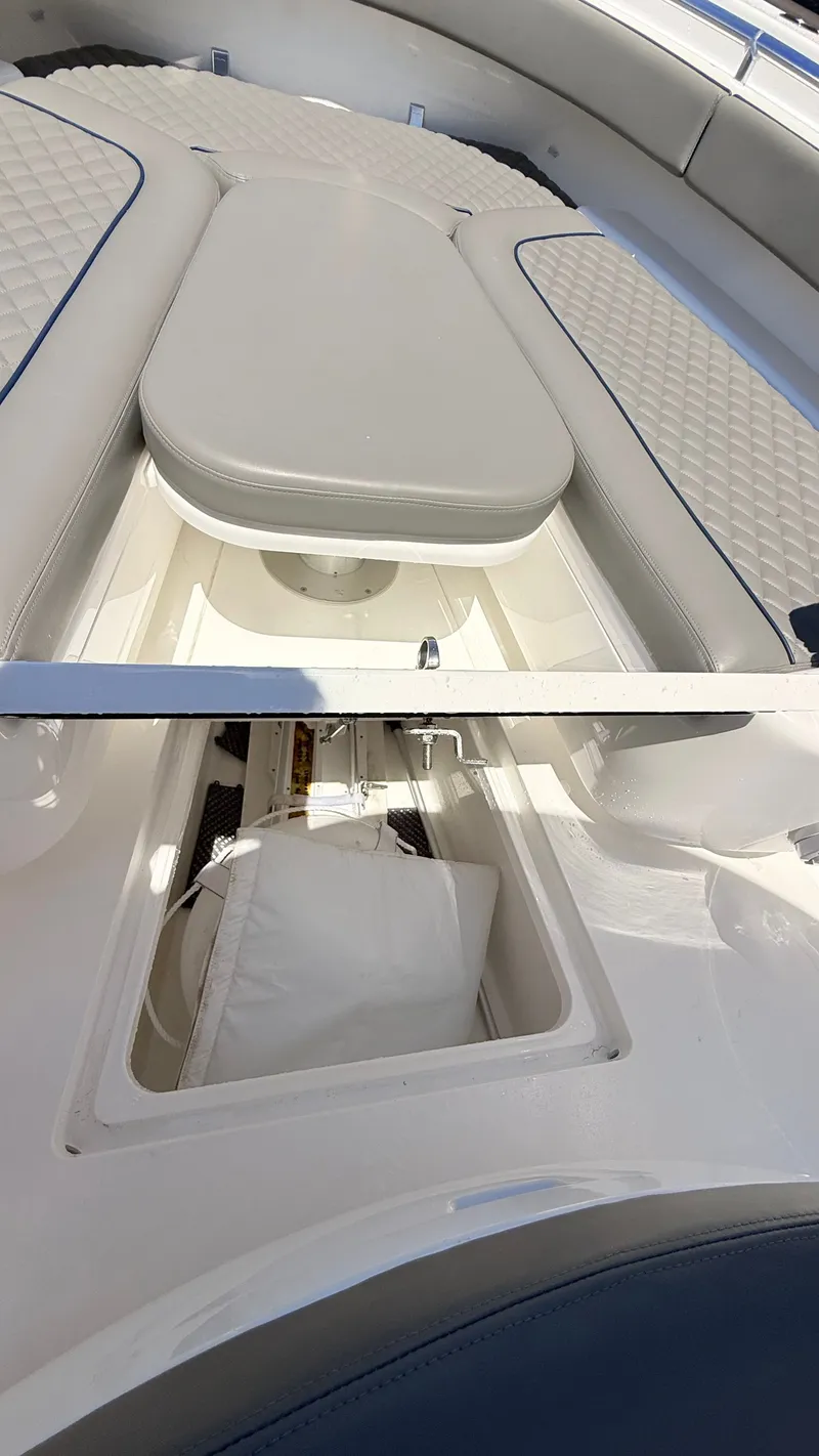 Slide: The Image of Interior of Valhalla Boatworks V33 boat, model year 2026. - 12
