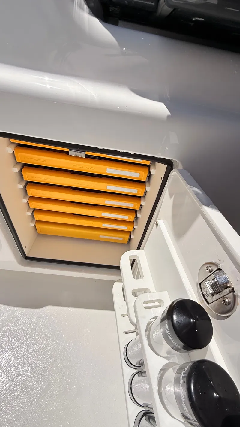 Slide: The Image of Interior view of Valhalla Boatworks V33, 2026 model. - 18