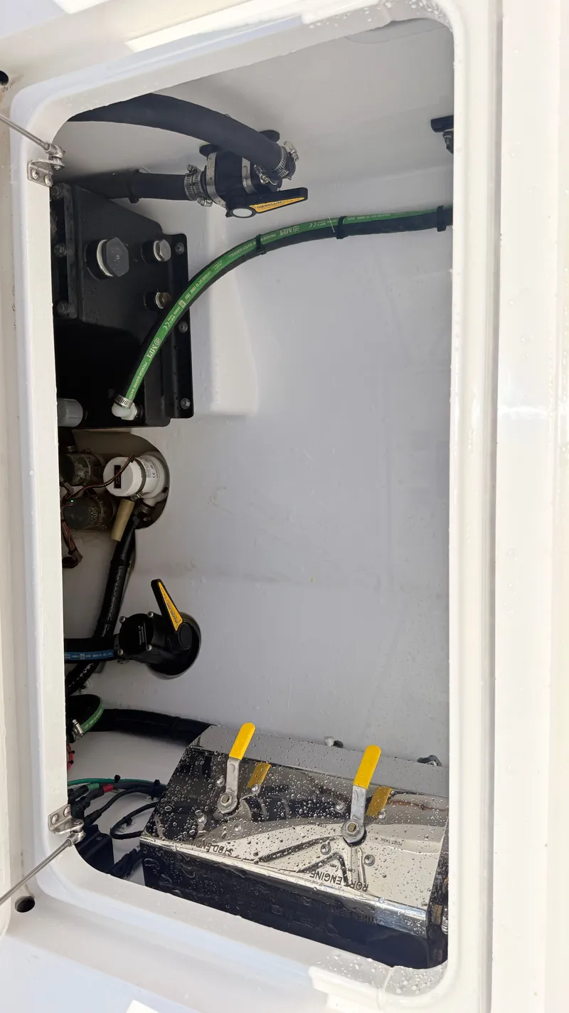 Slide: The Image of Interior view of Valhalla Boatworks V33, model year 2026. - 30