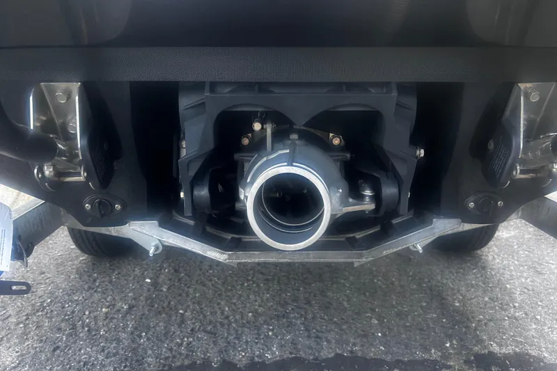 Slide: The Image of Rear view of a 2016 Yamaha WaveRunner FX Cruiser SVHO jet propulsion system. - 18