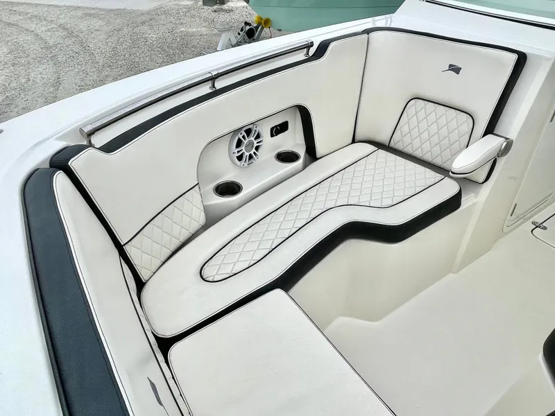 Slide: The Image of Interior of 2020 Stingray 269 DC with elegant upholstery. - 36