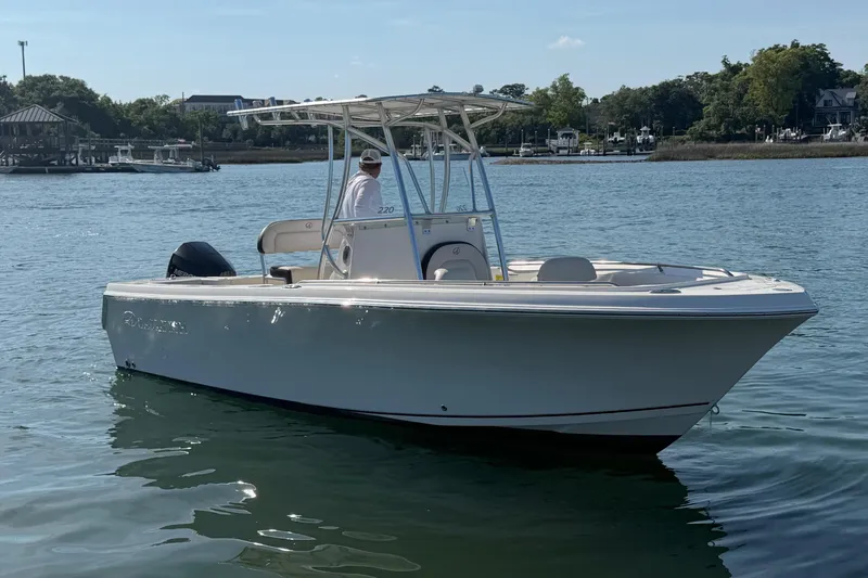 The Image of 2023 Sailfish 220 CC boat on calm water. - 1
