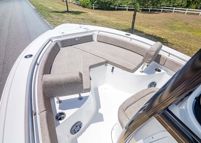 Slide: The Image of Interior view of Sea Hunt Ultra 229 boat, model year 2026. - 23