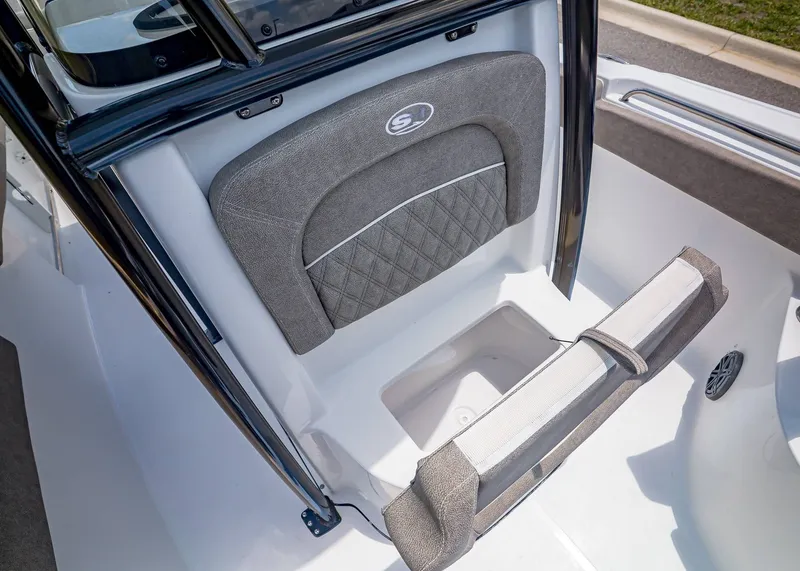Slide: The Image of Interior of Sea Hunt Ultra 229 boat, model 2026. - 26