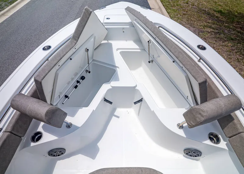 Slide: The Image of Interior view of Sea Hunt Ultra 229 boat, model year 2026. - 27