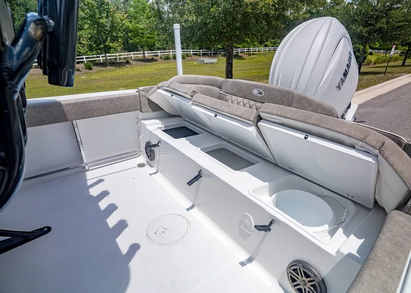 Slide: The Image of Interior of Sea Hunt Ultra 229 boat, model year 2026. - 9